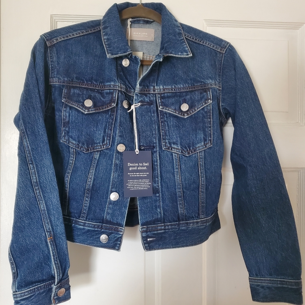Everlane The Shrunken Denim Jacket XS